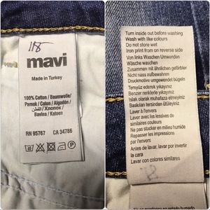 Jeans Mavi Ada Petite Déchiré Et Délavé – Taille 29P, Longueur 26, Stretch, Coupe Relaxed